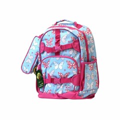 ROCO Backpack Kids Fash. Sky Bl 2 Zip. 17+P.Case