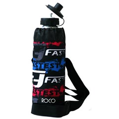 ROCO Water Bottle Alum w/holder Wording 1000ml