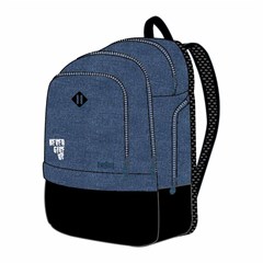 ROCO Backpack Basic 3 Zip. 20Blue Jean/Bk+P.Case