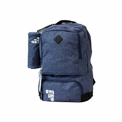 ROCO Backpack Basic 3Zip. 20 Blue Jean/Bk+P.Case