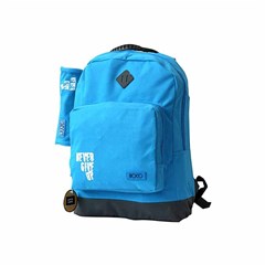 ROCO Backpack Basic 2 Zip. 17Cyan/Grey+P.Case