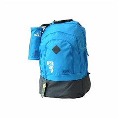 ROCO Backpack Basic 3 Zip. 20Cyan/Grey+P.Case