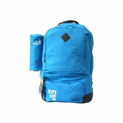 ROCO Backpack Basic 3 Zip. 20  Cyan/Grey+P.Case