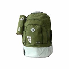 ROCO Backpack Basic 3Zip. 20Army Grn/Grey+P.Case