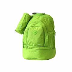 ROCO Backpack Fluo 3 Zip. 20 L.Green+P.Case