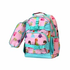 ROCO Backpack Kids Fash. Pink 2 Zip. 15+P.Case