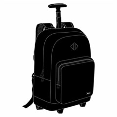 ROCO Trolley1 Fluo 2 Zip. 18 Black+P.Case