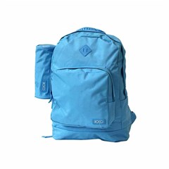 ROCO Backpack Fluo 2 Zip. 17 Blue+P.Case