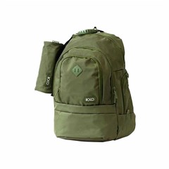 ROCO Backpack Fluo 3 Zip. 20 D.Green+P.Case