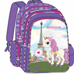 ROCO 3in1 set UNICORN PARIS(Backpak+Lunchbag+Case)