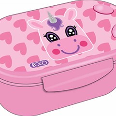 ROCO Lunch Box Kids UNICORN PINK