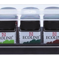 ECOLINE SET PLASTIC 10X30ML