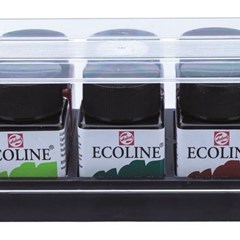 ECOLINE SET PLASTIC 10X30ML