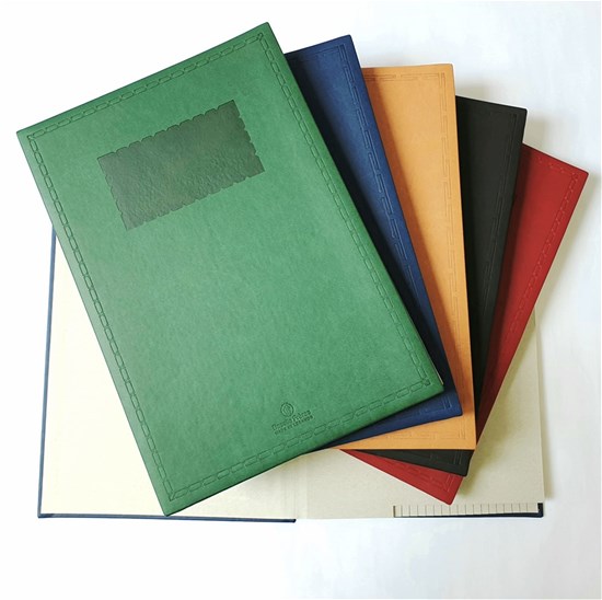 Signature Book PU Cover 20 parts FC Arabic - Green