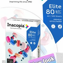 INACOPIA ELITE Paper 80g A4 Super White   Grade A+