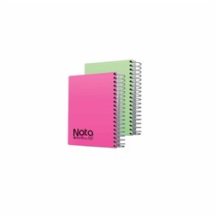 NOTA Notebook spiral- Squares- 12x16cm- 100sh