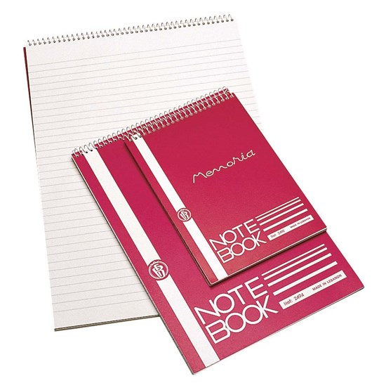 MEMORIA Notebook spiral 60g Lines-10.2x14.8cm 60sh