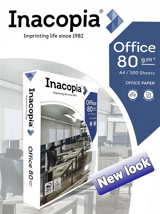 INACOPIA OFFICE Paper 80g A4 White Grade B+