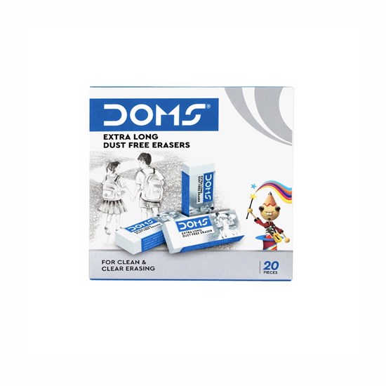 DOMS White Ersaer Dust Free XL