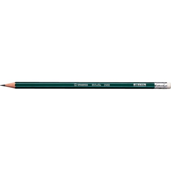 2988/2B Othello rubber tip 2B (Per dozen)