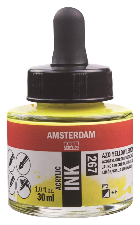 AAC INK 30ML AZO YLW LEMON