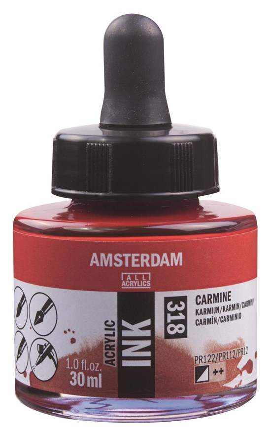 AAC INK 30ML CARMINE