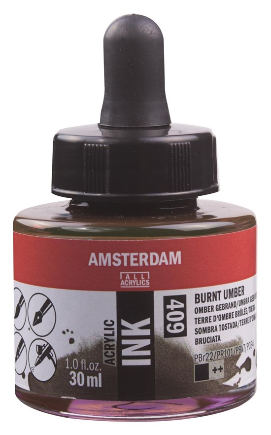 AAC INK 30ML BURNT UMBER