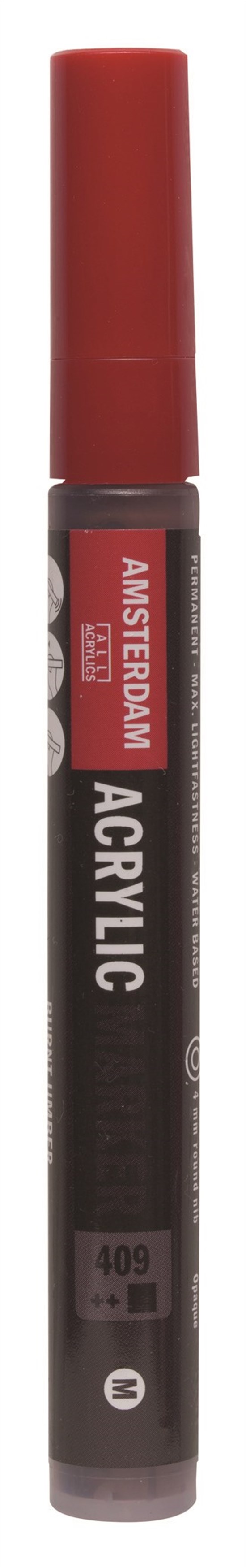 AAC MARKER M BURNT UMBER BL
