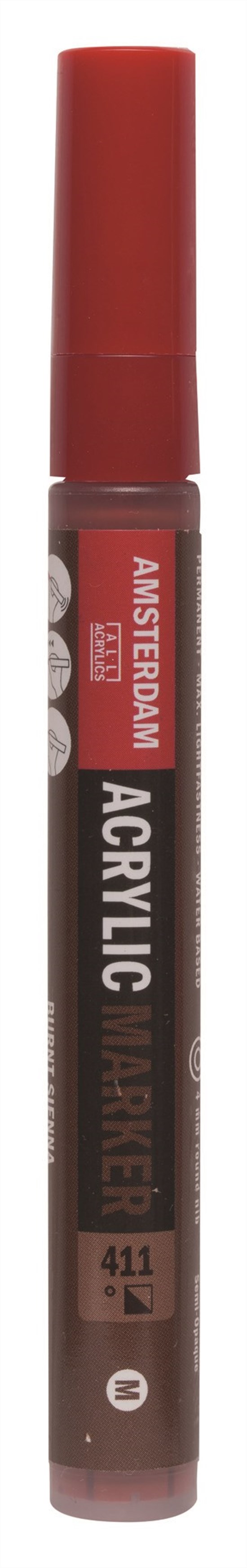 AAC MARKER M BURNT SIENNA BL