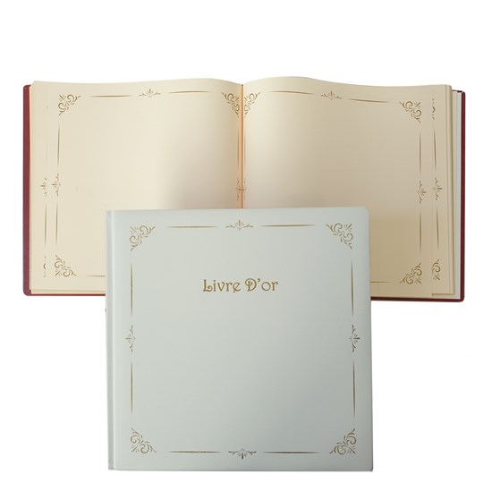 Gold Book 100gsm paper Gilded 29x29cm 96sh white