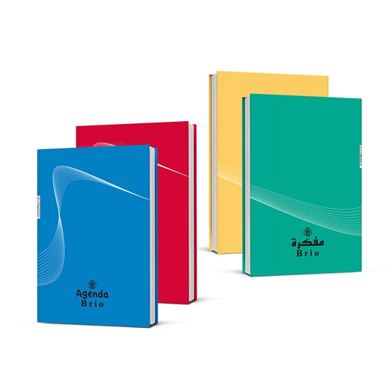 BRIO Agenda carton cov Perf Bind 60g192p 11X15.5cm
