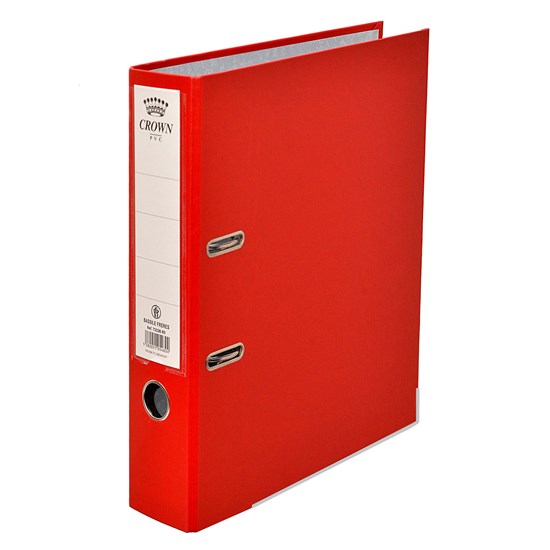 CROWN Letter-file PP 8cm A4 Red