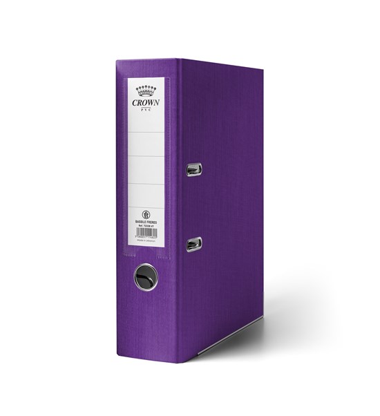 CROWN Letter-file PP 8cm A4 Violet