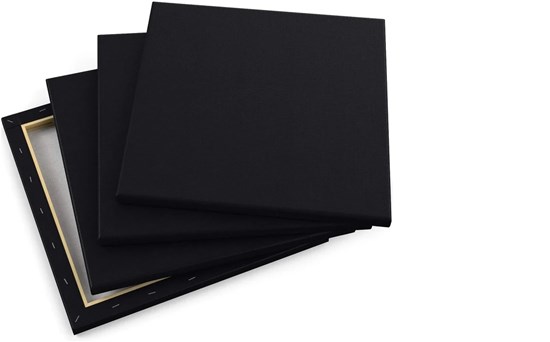 BOZART CANVAS 380g 100% COTTON 24x30cm Black
