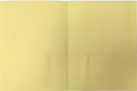 Wallet File A4 Bristol 250g. Yellow