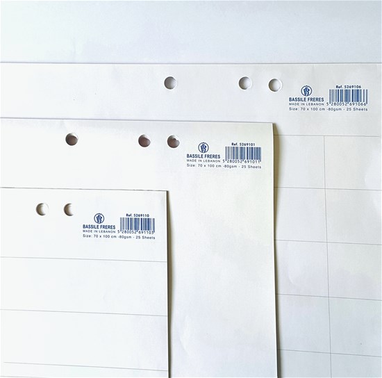 Flip Chart 25 sheets 70 x 100 cm 80gr Plain