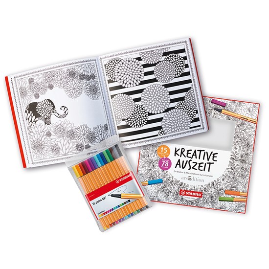D/87-2433 Drawing Book Anti-Stress +15 colors Pt88