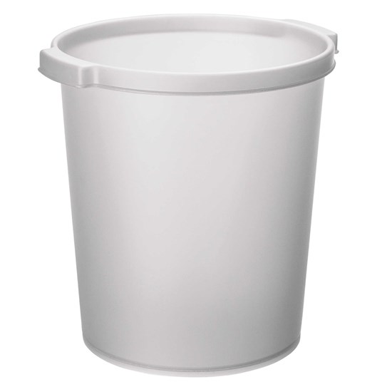 Jalema Silky paper Bin 15 Litres, White