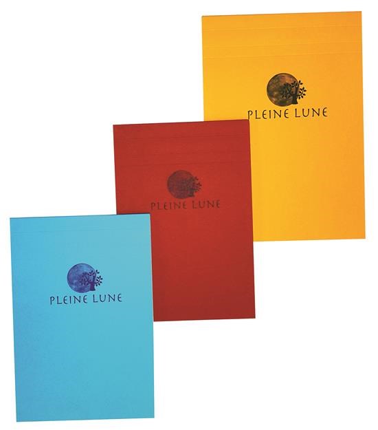 PLEINE LUNE notebook  72 sh Quadrilled 10x14.7 cm