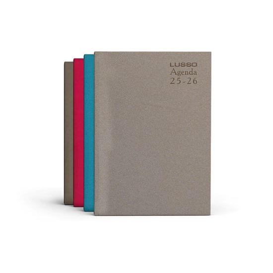 LUSSO School Agenda PU integral 80g Fully Dated A5