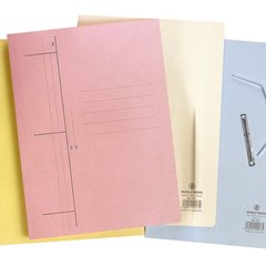 Flap File Bristol 240g-FC-w/Fastener 8cm Pink