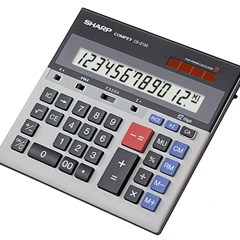 SHARP Desk Calculator Large 12 Digits 2 Memories