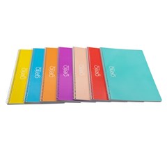 GENIO Un Bk Inv Spiral 70g Sey 72sh L/R A4