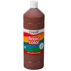 CREALL Gouache Basic 1000ml 19 Dark Brown