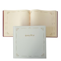 Gold Book 100gsm paper Gilded 29x29cm 96sh white