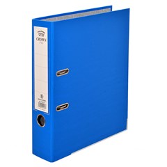 CROWN Letter-file PP 8cm A4 Blue