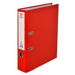 CROWN Letter-file PP 8cm A4 Red