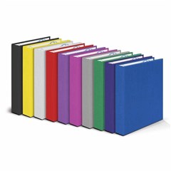 BRIO Ring Binder PP 4R 30mm A4 10 Assorted Colors