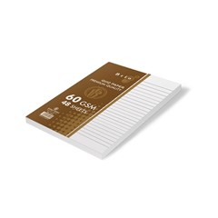 BRIO Quiz Paper 60g Lin 48sh  20x28cm White