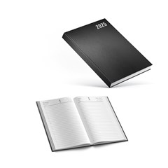 2025 Daily Diary Hard Cover Lines L/O A5